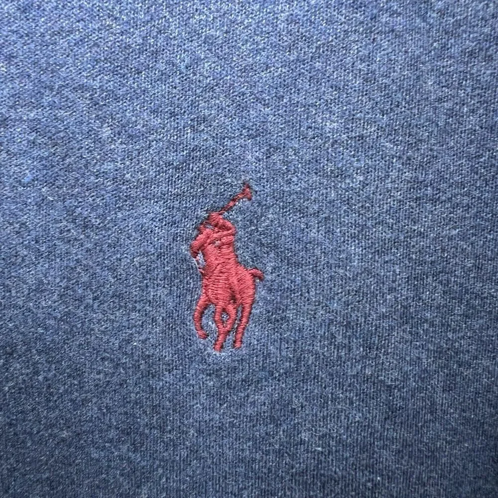 Polo Ralph Lauren Polo Shirt Mens Size Medium Blue Red Pony Short Sleeve